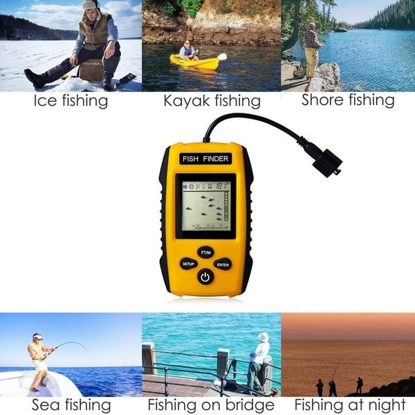 Echosonda FISH FINDER SONAR Wykrywacz Ryb zdjęcie 2