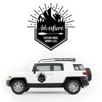 NAKLEJKA NA SAMOCHÓD strzałka napis KAMPER przyczepę kempingową auto 50 cm