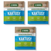 3x Nawóz organiczny BIOROL Power Shot 50g Kaktusy Sukulenty