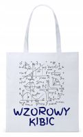Torba Biała Eco Shopper Dla Kibica Prezent Z Nadrukiem Ze Zdjęciem