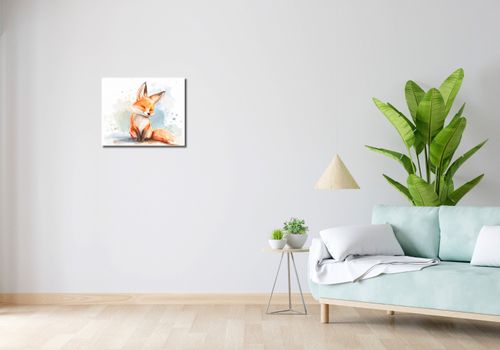 Obraz 50x40cm Zadowolony Lisek na Arena.pl