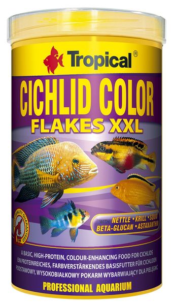 TROPICAL CICHLID COLOR FLAKES 100ML/20G zdjęcie 1