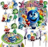 ZESTAW OPŁATEK NA TORT 20CM + TOPPERY - W GŁOWIE SIĘ NIE MI+ IMIĘ 15CM 18CM