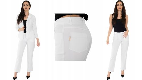 SPODNIE BAWEŁNA KLASYCZNE (38-54) KOLORY r.46 na Arena.pl