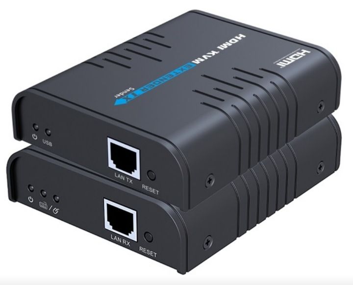 Extender transmiter HDMI 2xUSB po skrętce UTP 120m zdjęcie 1