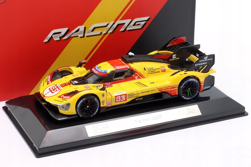 BBURAGO MODEL FERRARI RACING 499P 1:43 zdjęcie 5