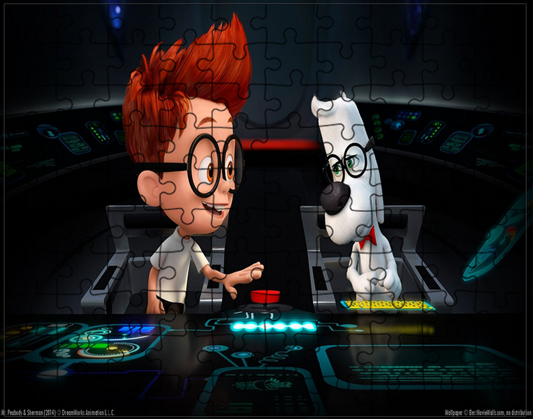 Puzzle Pan Peabody i Sherman zdjęcie 1