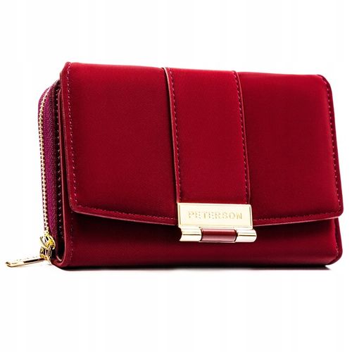 Portfel damski Peterson z ochroną kart RFID ze skóry ekologicznej na Arena.pl