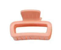 Spinka klamra plastikowa prostokątna średnia pomarańczowy 4,5cm