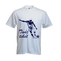 męska Koszulka kibica T-SHIRT FOOTBALL TWÓJ TEKST