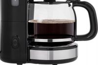 Ekspres do kawy przelewowy 1,5L 1000W szklany podtrzymanie temp Teesa