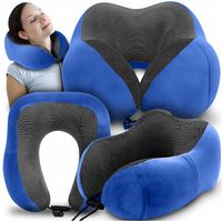 PODUSZKA TURYSTYCZNA PODRÓŻNA ZAGŁÓWEK POD SZYJĘ SUPER WYGODNA RELAKSACYJNY