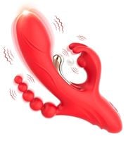 Wibrator króliczek ze stymulatorem analnym