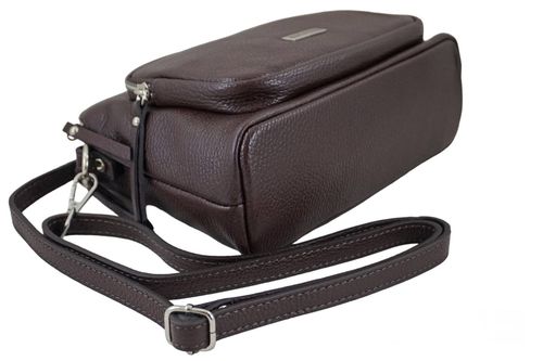 Listonoszka damska codzienna - Brązowa ciemna na Arena.pl