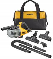 Akumulatorowy odkurzacz przemysłowy DeWALT na sucho z akcesoriami