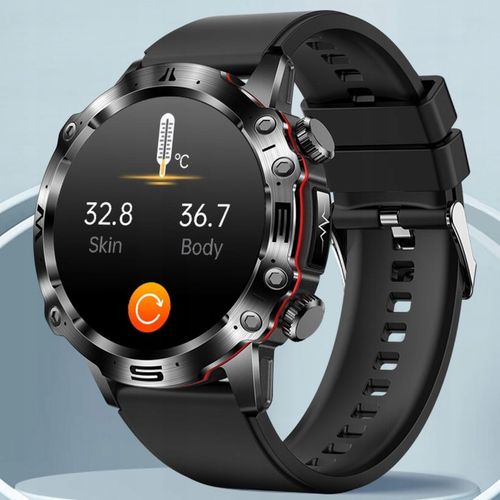 SMARTWATCH ZEGAREK MĘSKI KARDIOWATCH POMIAR GLUKOZY CUKRU EKG MENU POLSKIE na Arena.pl