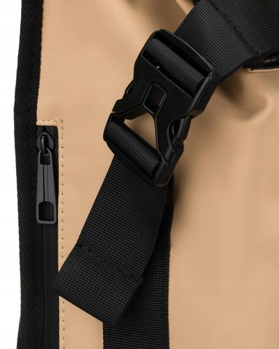 plecak miejski roll-top z zewnętrzną kieszenią na suwak - peterson na Arena.pl