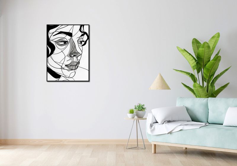 Plakat 60x80cm Portret Kobiecy zdjęcie 4