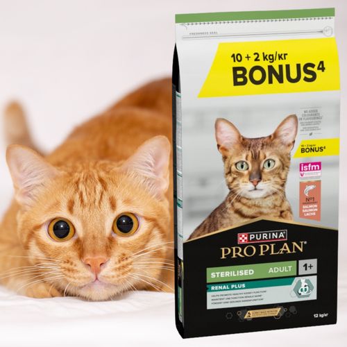 sucha karma dla kotów sterylizowanych z łososiem pro plan salmon 12kg bonus na Arena.pl