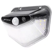 Kinkiet solarny LED 20W 6500K 200lm z czujnikiem ruchu mocne światło do ogrodu