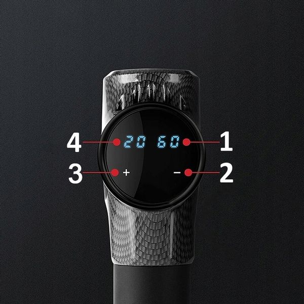 PISTOLET DO MASAŻU PLECÓW CIAŁA MASAŻER MASSAGE GUN 200W ZESTAW 10 KOŃCÓWEK zdjęcie 9