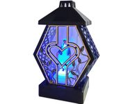 ZNICZ LAMPION NA GRÓB DMT DUŻY RTN RAMA SERCE ZŁOTO+FIGURKA LED