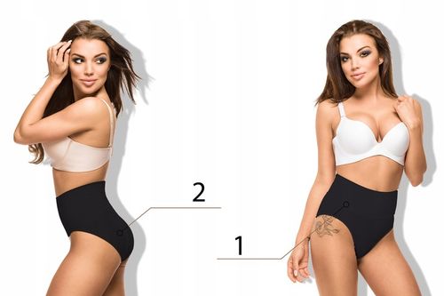 Stringi Majtki Damskie Wyszczuplające KORYGUJĄCE modelujące WYSOKIM STANEM na Arena.pl