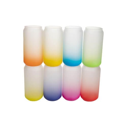 Szklanka 550 ml szroniona do sublimacji - fioletowy gradient zdjęcie 3