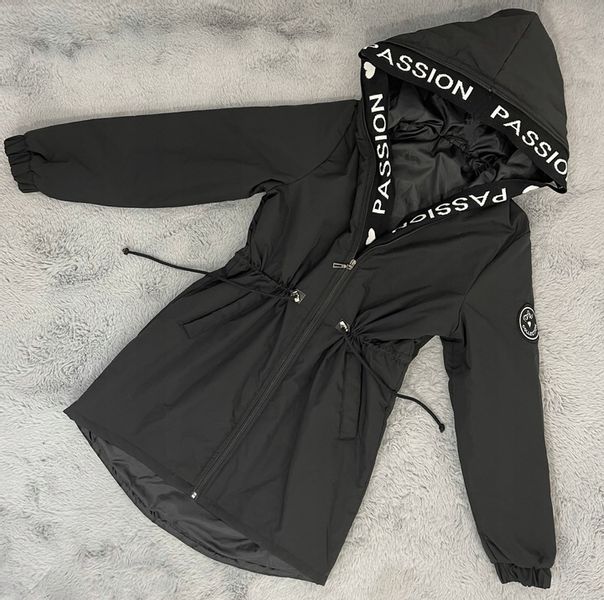 ASYMETRYCZNA PARKA kurtka Z KAPTUREM 4 KOLORY XS zdjęcie 4