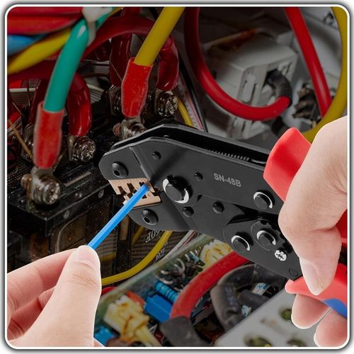 ZACISKARKA RĘCZNA DO KONEKTORÓW NIEIZOLOWANYCH SN-48B na Arena.pl