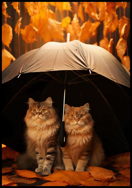 Plakat 68x98cm Jesienny Koci Schron zdjęcie 2