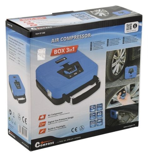 Kompresor cyfrowy 12 V - 3w1 na Arena.pl