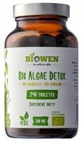 Biowen CHLORELLA i SPIRULINA DETOX ALGI 240 tabletek Trawienie Odchudzanie