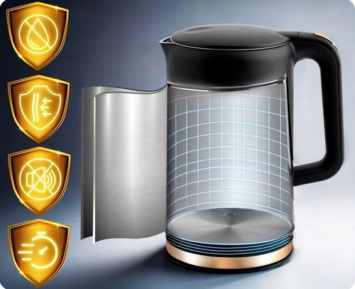 CZAJNIK ELEKTRYCZNY REGULACJA TEMPERATURY 2200W PANEL DOTYKOWY 1,7L na Arena.pl