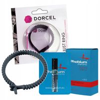 Pierścień na penisa, ring regulowany + feromony.