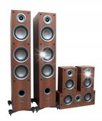 TAGA HARMONY TAV-507F+C+S ZESTAW KOLUMN DO KINA DOMOWEGO 5.0 ORZECH