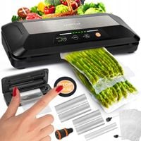 ZGRZEWARKA PRÓŻNIOWA ŻYWNOŚCI PAKOWARKA DO FOLII FOLIA WORKI PAKOWANIA XXL