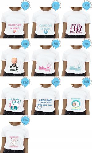 Koszulka ciążowa nadruk USG na Arena.pl