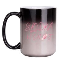 KUBEK "SŁODKA W CHUJ" Wzór - Duży Magiczny 450 ml