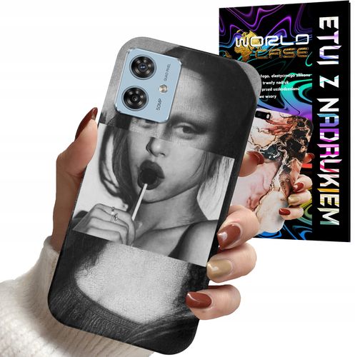 ETUI CASE DO MOTOROLA MOTO G55 - MONA LISA WZORY DLA KOBIET OBUDOWA na Arena.pl