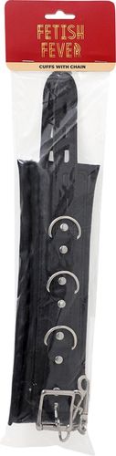 fetish fever   cuffs with chain   black na Arena.pl