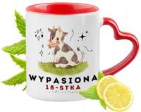 18 Urodziny Czerwony Z Uszkiem W Kształcie Serca Na Prezent