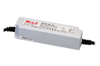 GLP PSU: 24V/1.7A, CV, PFC, IP67, plastic case, double insulation wires
