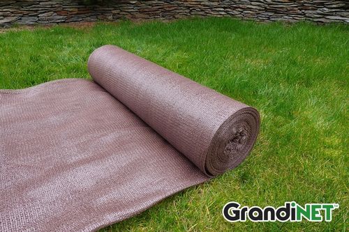 Siatka Osłonowa 1,5x15m 80% Brązowa Przed Wiatrem Sąsiadami Na Panele Płot na Arena.pl