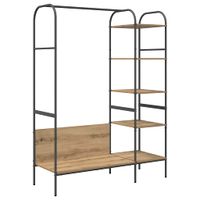 Wieszak na Ubrania z półką Beżowy 120 x 44 x 160 cm