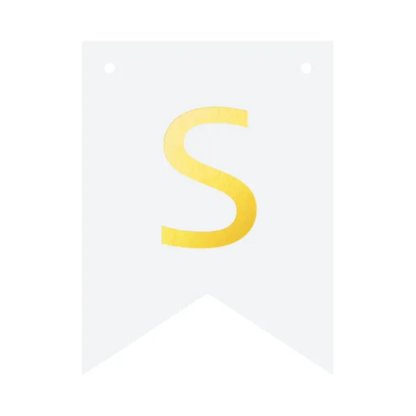 Baner DIY 16 cm - literka S zdjęcie 5