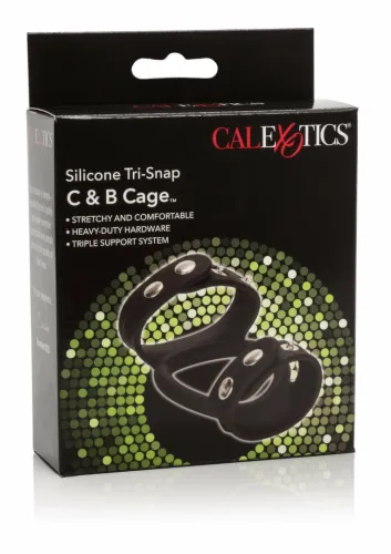 calexotics silicone tri-snap c & b cage - regulowany silikonowy na Arena.pl