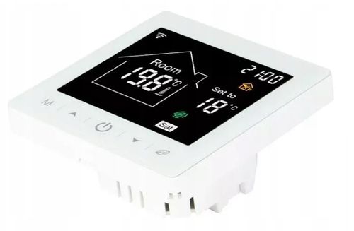 TERMOSTAT DO OGRZEWANIA PODŁOGOWEGO MATY GRZEWCZE WIFI TUYA LCD 16A SMART na Arena.pl