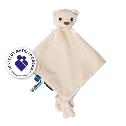 WHISBEAR DouDou Kocyk Przytulanka Miś Biały na Arena.pl