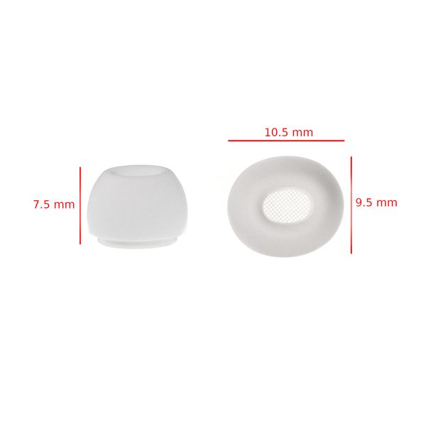 Gumki do Airpods Pro 3 XS białe zdjęcie 2